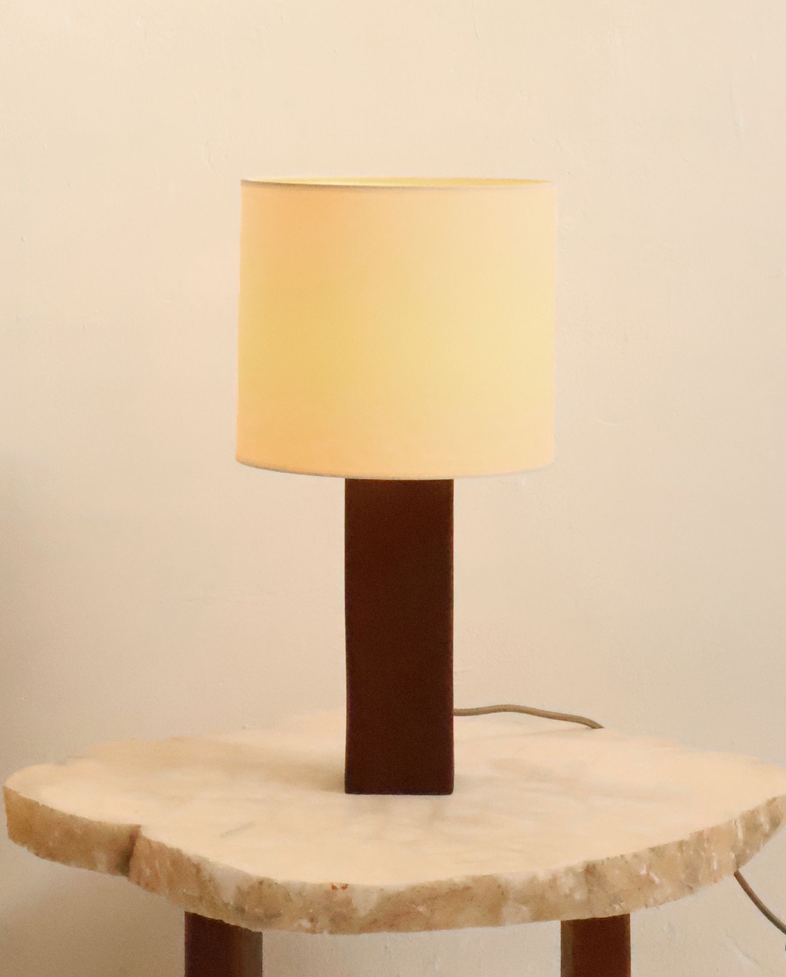 Voira, handmade VORA HOUSE lamp in sapele